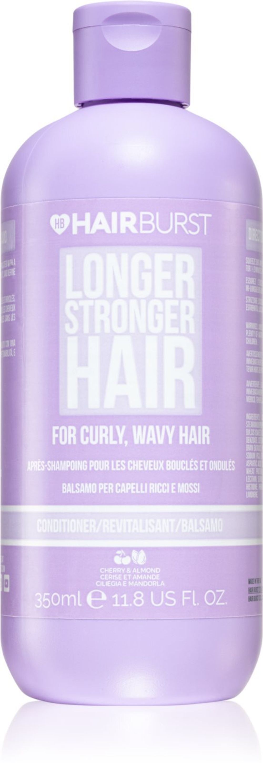 Hairburst Longer Stronger Hair Curly, Wavy Hair - увлажняющий кондиционер для кудрявых и волнистых волос /   350  ml  / GTIN 5060743580936