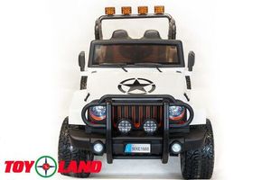 Детский электромобиль Toyland Jeep WHE 1688 белый