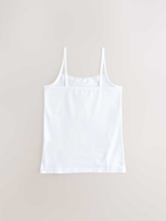 Майка на бретельках для девочки Next AB4-638, 3 шт., Белый