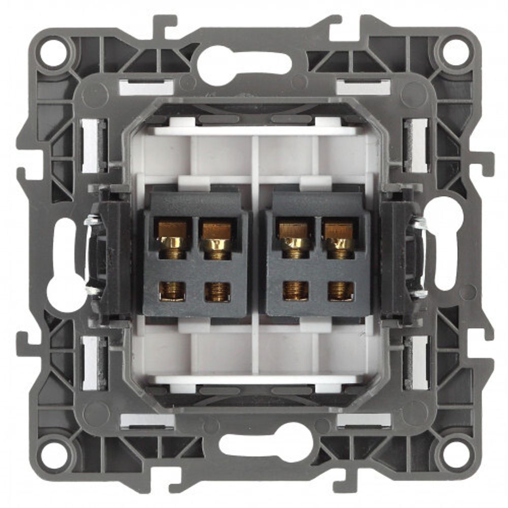 12-3112-02 ЭРА Розетка аудио двойная, IP20, Эра12, слоновая кость