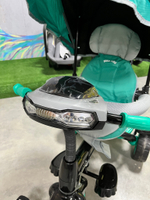 Велосипед детский С МУЗЫКАЛЬНОЙ ПАНЕЛЬЮ 3-х колесный ВД4М/2 Nika, изумрудный