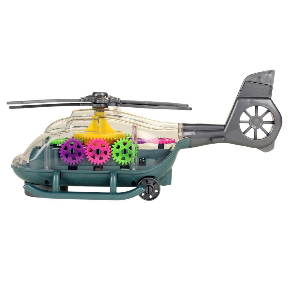 Вертолет на бат. 26см, коробка 8818