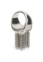 Кольцо "Нери" цвет - серебро