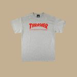 Футболка Thrasher Skate Mag (gray/red)