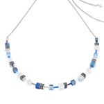 Колье Coeur de Lion Blue-Silver 3035/10-0717