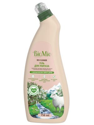 BioMio. BIO-TOILET CLEANER Экологичное чистящее средство для унитаза. Чайное дерево. 750 мл