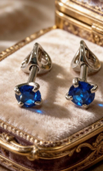 Ювелирные серьги из серебра 925 пробы