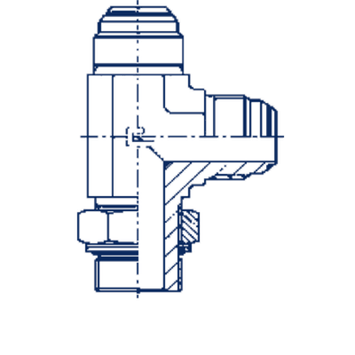 Штуцер FRLG JIC 9/16 - BSP 3/8