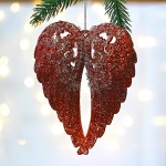 Подвеска «Изящные крылья» 14,5*11,5 см, Янтарь