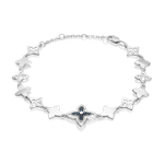 Браслет из белого золота с сапфирами