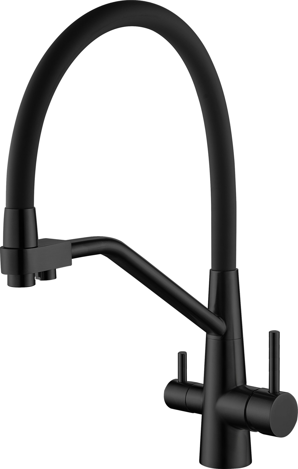 Смеситель для кухни SPLENKA ЧЁРНЫЙ S71.62.06