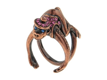 "Мако" кольцо в медном покрытии из коллекции "Вокруг света" от Jenavi