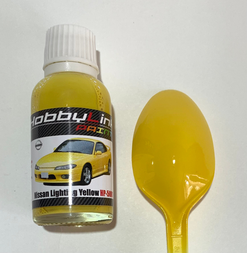 Краска лаковая HobbyLink Nissan Lighting Yellow HP-5001