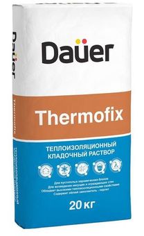 Раствор кладочный теплоизоляционный Dauer Thermofix 20 кг