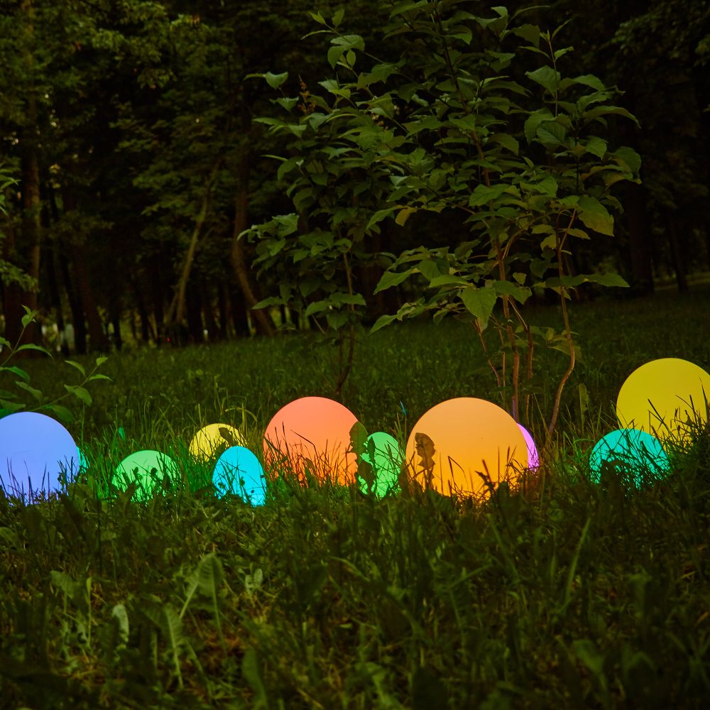 ULG-R003 019-RGB IP54 EGG Светильник декоративный светодиодный Яйцо. Аккумуляторный в-к. 14x19см. RGB свет. TM Uniel