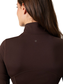 Женская теннисная куртка Bj_rn Borg Soft Zip Midlayer - mole