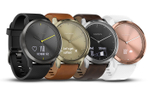 Часы Garmin Vivomove HR Premium, серебряные с темно-коричневым кожаным ремешком (010-01850-24)