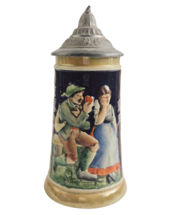 Кружка пивная "Der Liebenicht Fedes gelingt" Германия