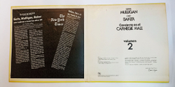 Винтажная виниловая пластинка LP Gerry Mulligan Chet Baker Carnegie Hall Concert Volume 2 (Argentina 1975)