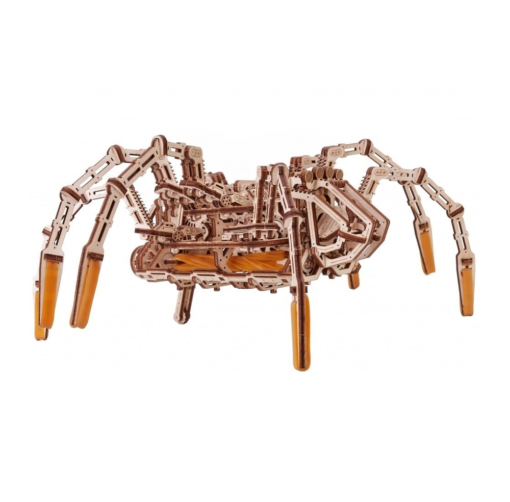 Космический Паук Wood Trick - деревянный конструктор, сборная механическая модель, 3D пазл