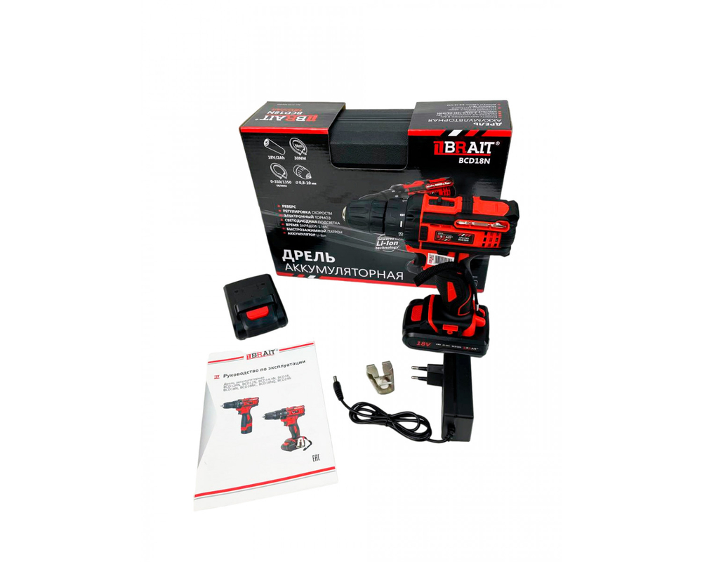 Дрель аккумуляторная BCD18N