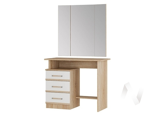 Стол макияжный МС Сакура (дуб сонома/белый)