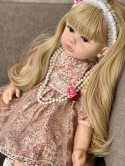 Кукла Реборн мягконабивная 60см в пакете (FA-275)