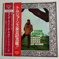 Винтажная виниловая пластинка LP Tom Jones Green, Green Grass Of Home (Japan 1971) (Obi)