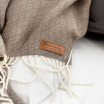 Плед Хейли 140х200 | коричневый