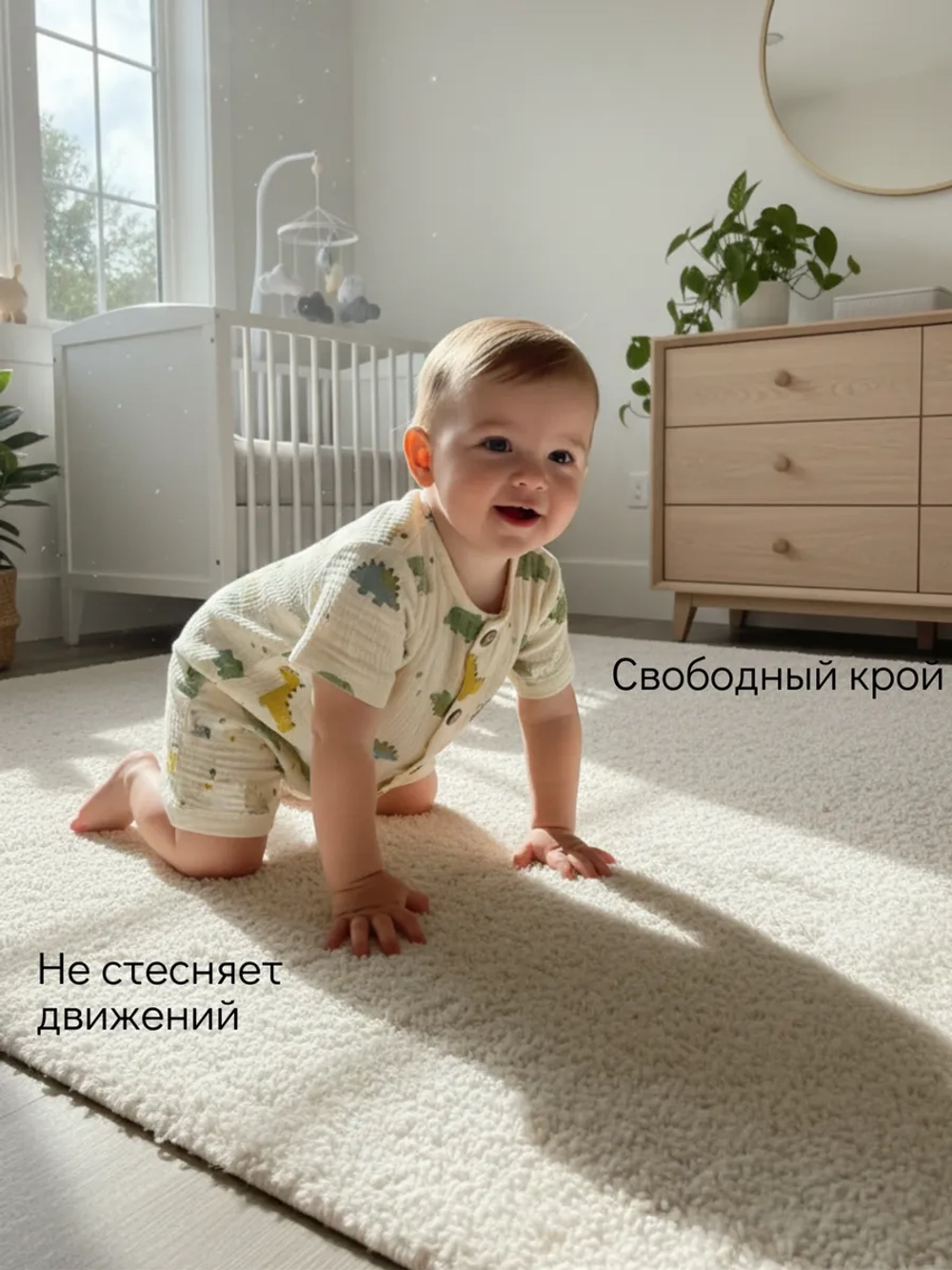 Песочник муслиновый для мальчика