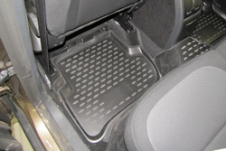 Коврики в салон SKODA Yeti 03/2009-, 4 шт. (полиуретан) Element.NLC.45.10.210KH