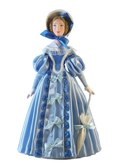 Кукла фарфоровая коллекционная в стиле модерн