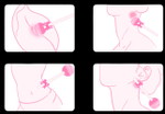 Мини вибростимулятор 12,3см в форме леденца на палочке BeYourLover Lollipop Vibrator Powerful Mini Wand Massager VX219A