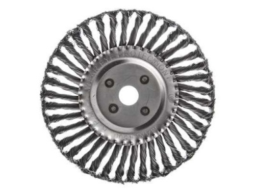 Щетка металл. ЕРМАК для УШМ 200мм/22мм крученая дисковая (20шт/кор)