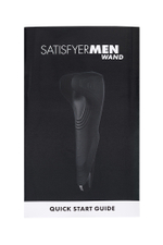 Мастурбатор нереалистичный Satisfyer Men Wand , силикон, чёрный, 20 см.