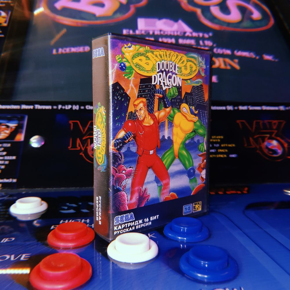 Картридж Battletoads and Double Dragon (SEGA, русская версия)