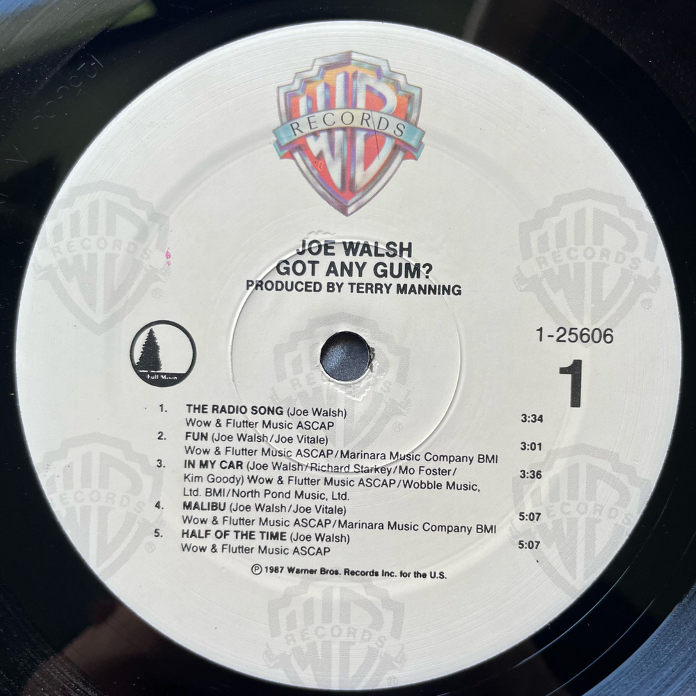 Винтажная виниловая пластинка LP Joe Walsh Got Any Gum (США 1987)