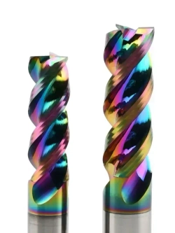 Фреза Концевая d10xD10x75L по алюминию твердосплавная HRC58 DLC, 10мм