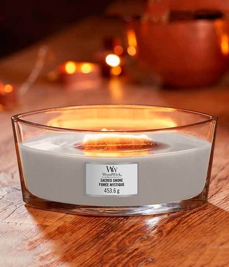 Магический дым, ароматическая свеча эллипс, WoodWick
