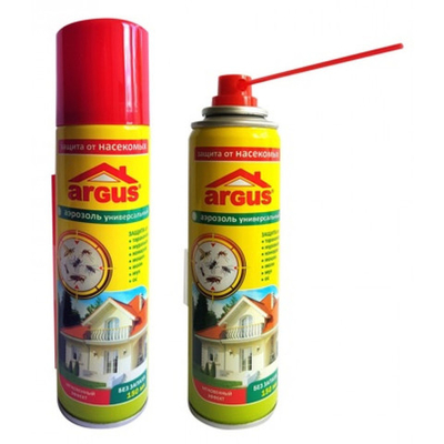Аэрозоль универс. Аргус 150мл б/запаха (трубочка) от лет.и ползающ.АR223(дихлофос)