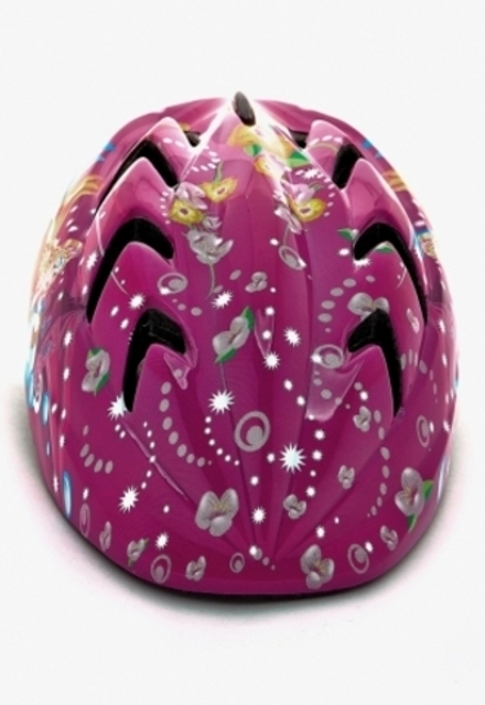 Шлем детский с регулировкой,  размер S(48-52см), цвет розовый, рисунок - "принцесса"VSH 7 princes