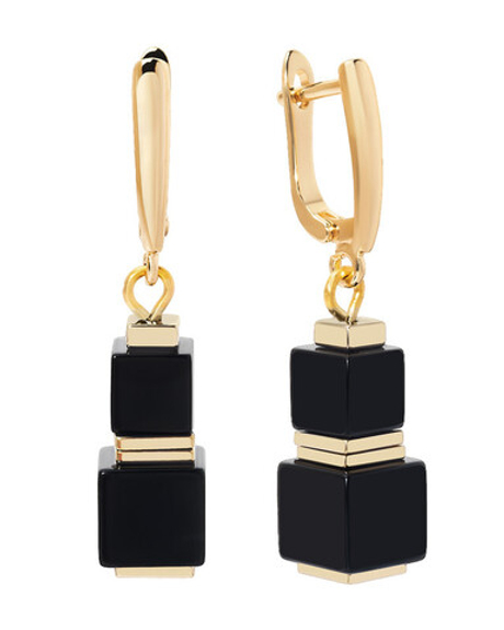 20152610 Серьги Роман с камнем