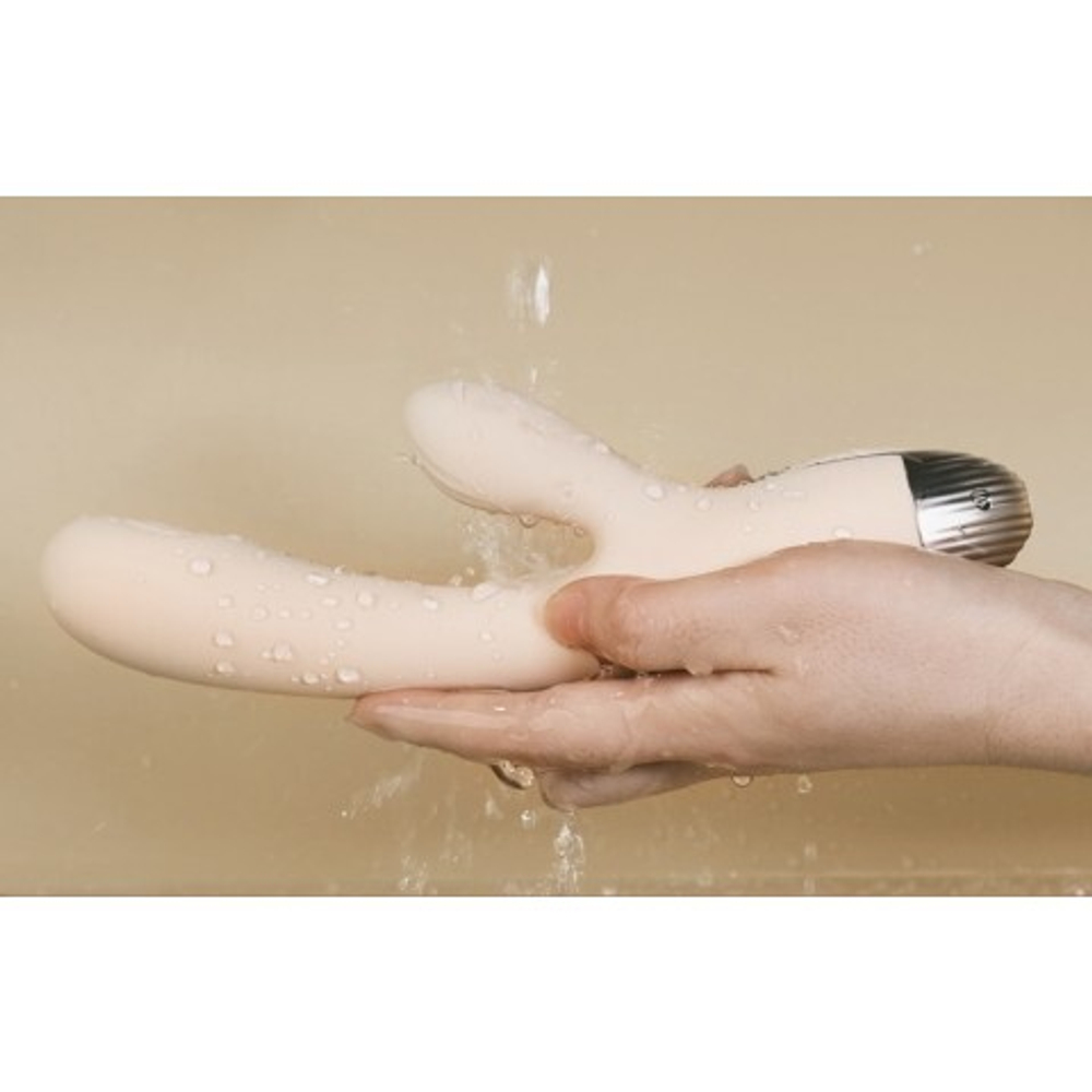 Вибратор-кролик Pada от Drywell бежевый