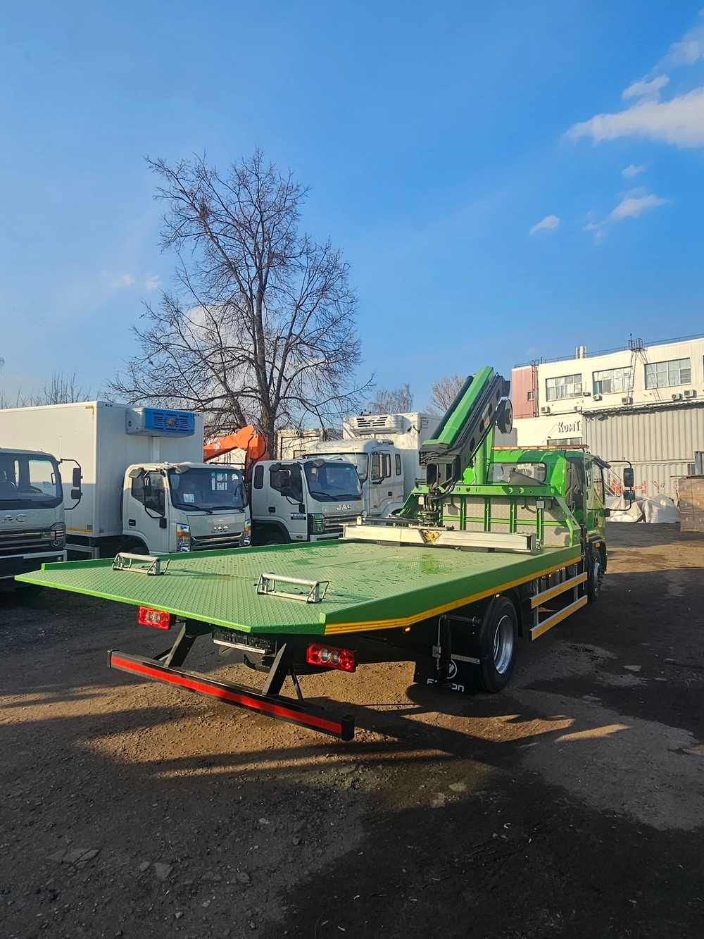 Foton S120 Эвакуатор с КМУ