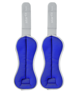 Утяжелители универсальные WT-502, 1 кг, синий/серый