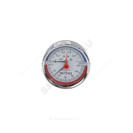 Термоманометр МД04 осевой Дк80 0-0,6 МПа L=40мм G1/4" 120С с переходником на G1/2" ЭКОМЕРА МД04-80-G-0,6МПа-120-L-40-ОИ
