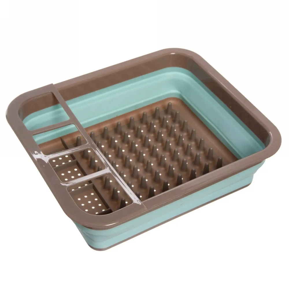 Сушилка для посуды пластиковая «DANNY HOME» 36*30,5см кофейная