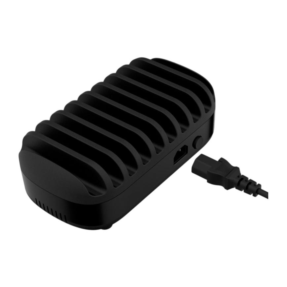 Зарядная станция с активным охлаждением ORICO (DUK-10P V1) Проводная зарядка: 10 USB-A. Беспроводная зарядка: нет. Есть LED-индикация