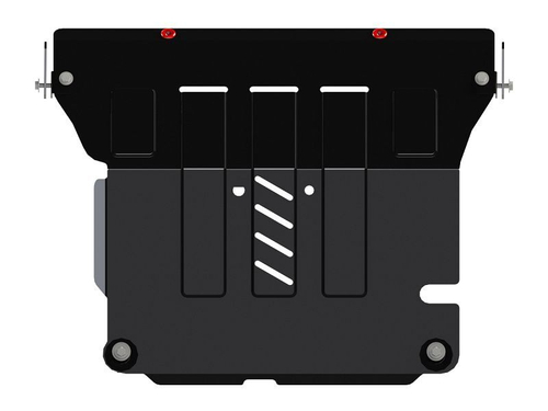 Защита картера и КПП Sheriff для Lifan Smily I (330) Рестайлинг 2015-2017 арт.28.2849