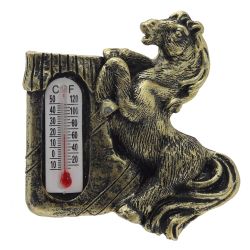 GAEM Магнит "Лошадка" с термометром, L5 W1,5 H5,5 см, 8в.
